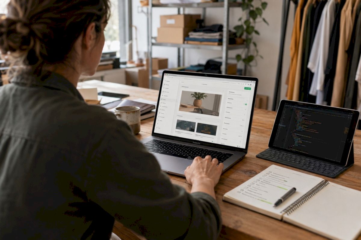Shopify 首页区块编排示意