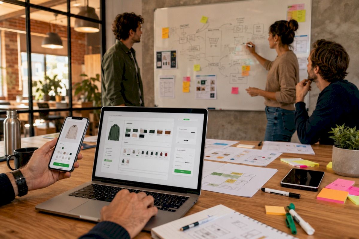 Shopify 商品变体配置界面用于追加销售